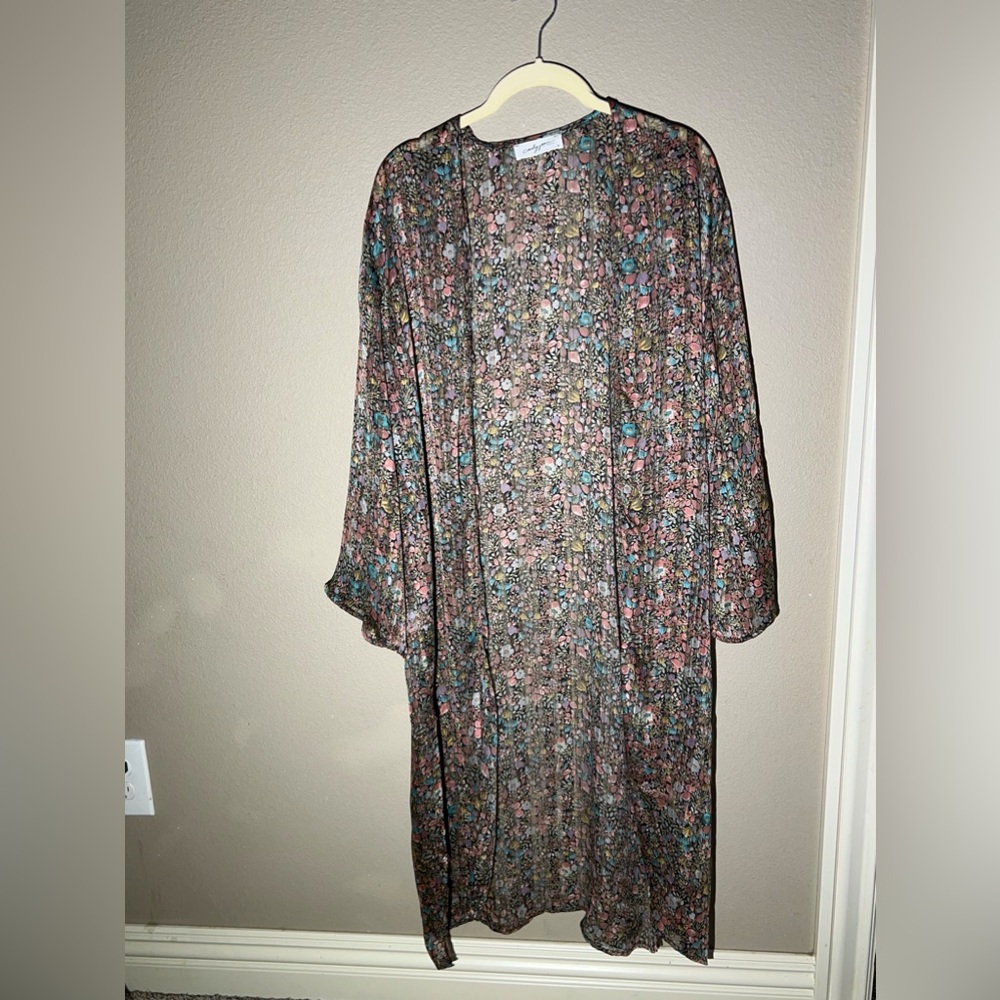 Multi-Color Floral Kimono - CJLA Size S